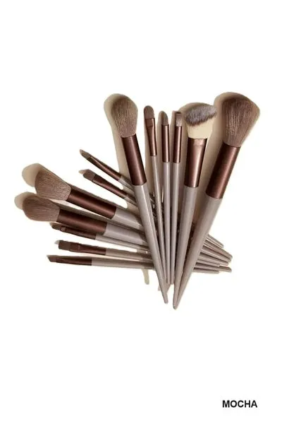 13 PCS Makeup Brush Set w Storage Bag