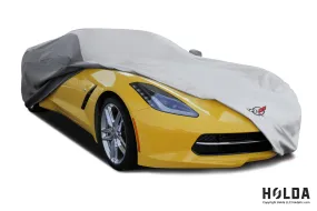 1997-2004 C5 Corvette Car Cover - Indoor/Outdoor Custom Car Cover with C5 Flag Logo