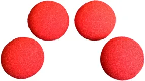 2 3/4 inch Pro Sponge Ball (Red) Pack of 4 from Magic by Gosh