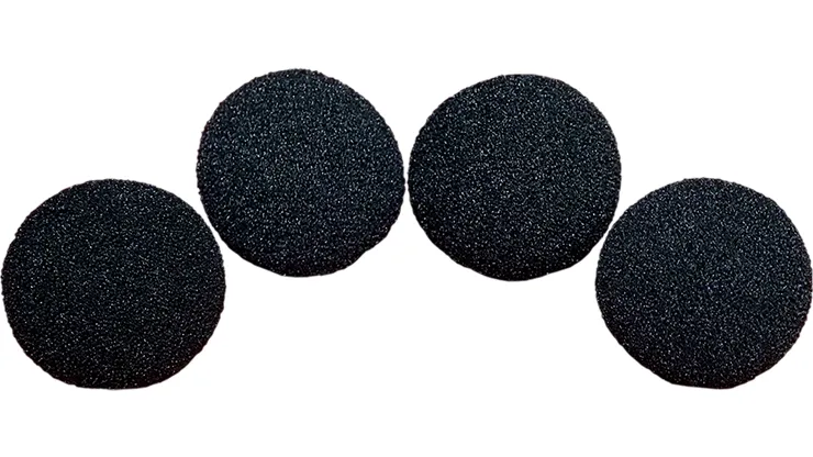 2 inch Regular Sponge Ball (Black) Pack of 4 from Magic