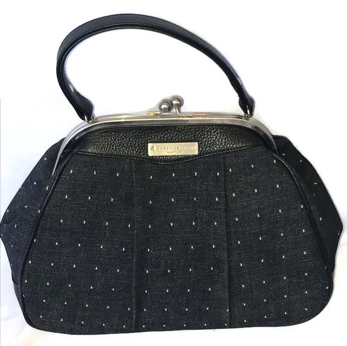 6003 Denim Dot/Black