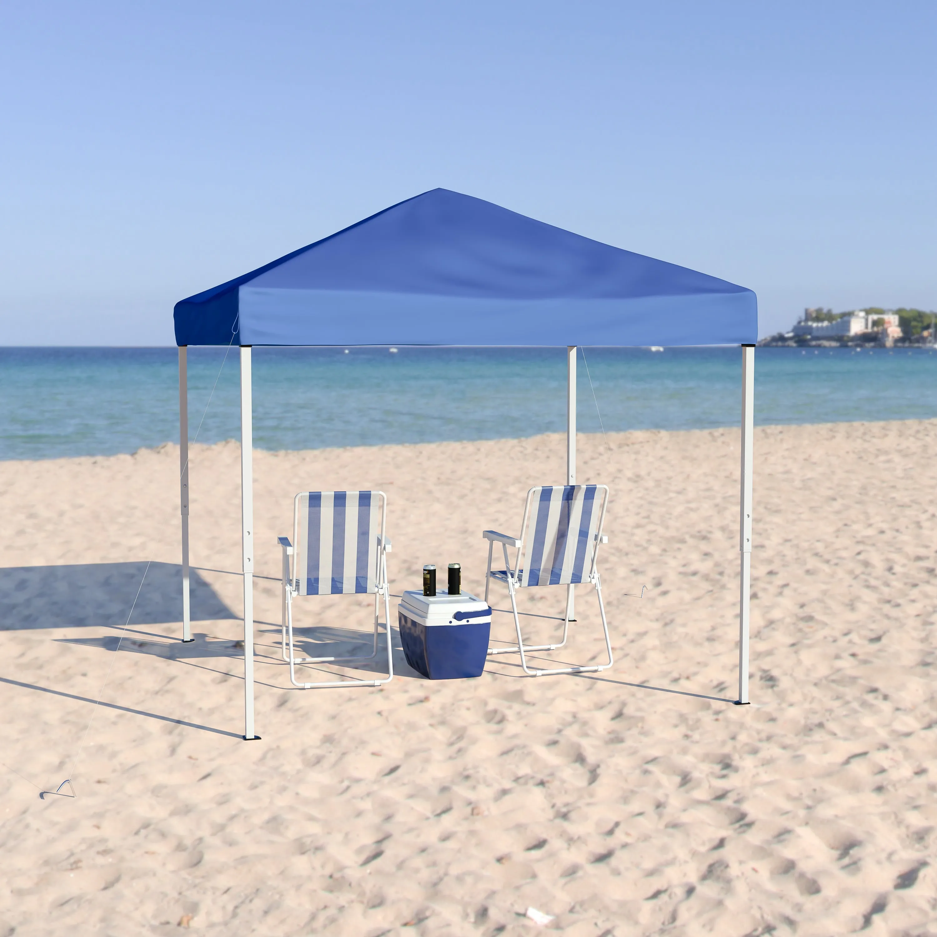 8'x8' Blue Pop Up Canopy JJ-GZ88-BL-GG