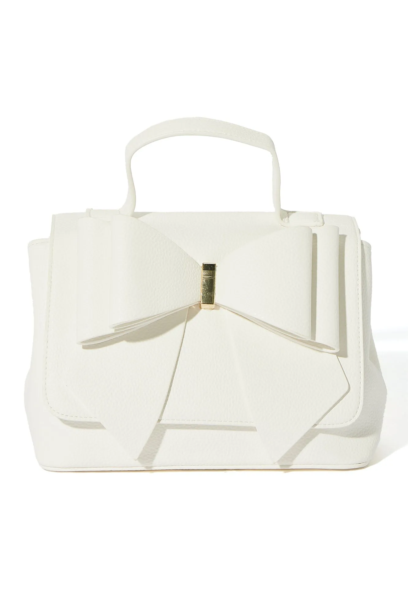 Act Like A Lady Handbag - White