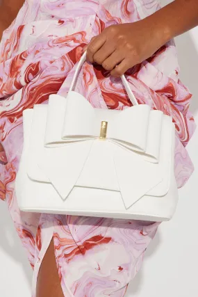 Act Like A Lady Handbag - White