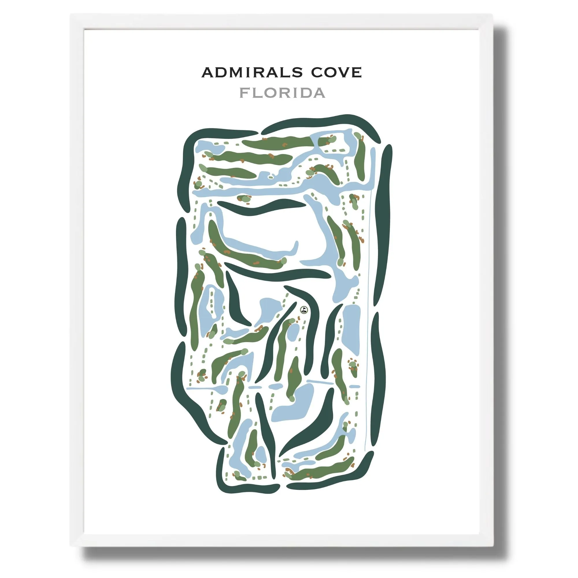 Admirals Cove, Florida - Printed Golf Courses