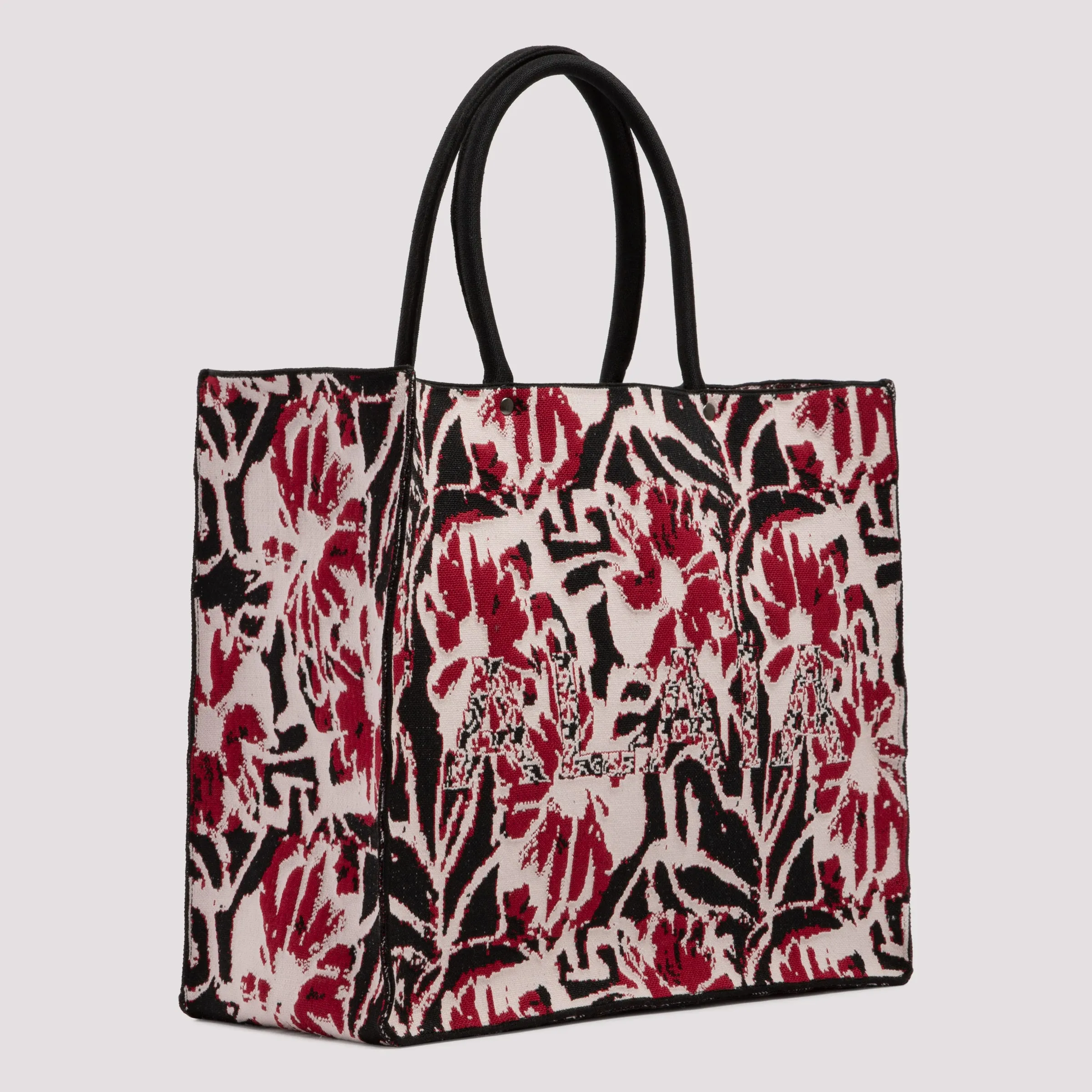 Alaïa Logo Print Shopping Bag