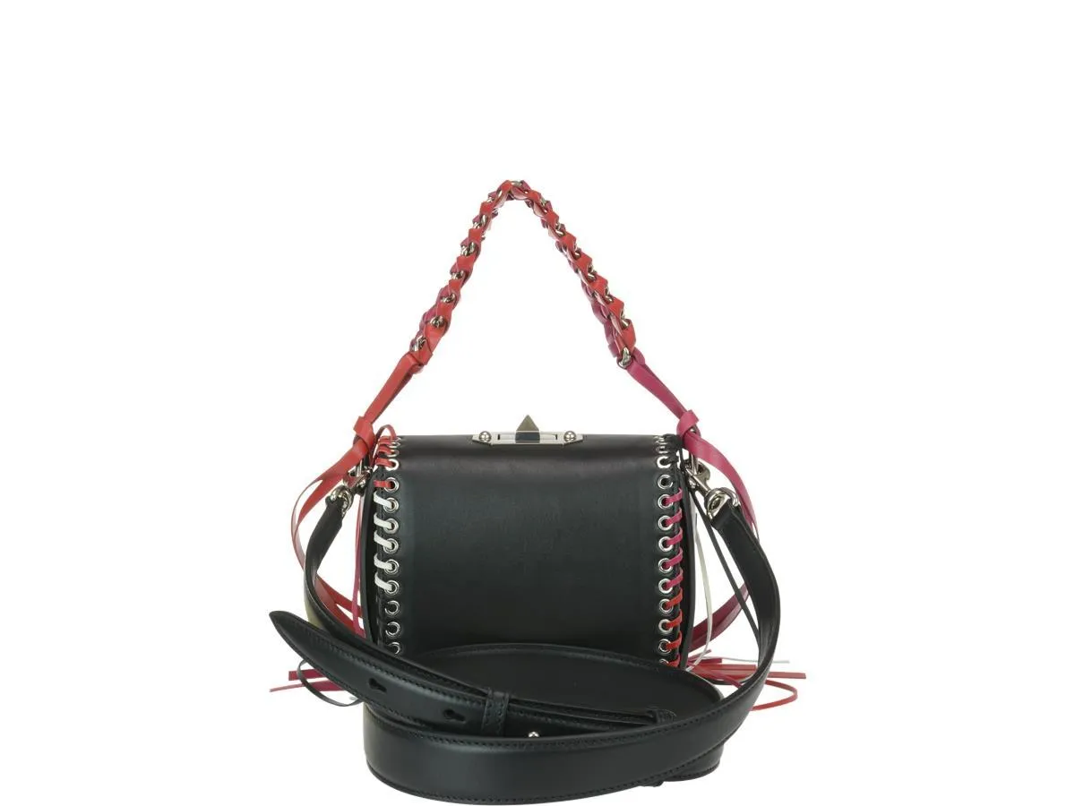 Alexander McQueen Box 16 Tassle Small Shoulder Bag