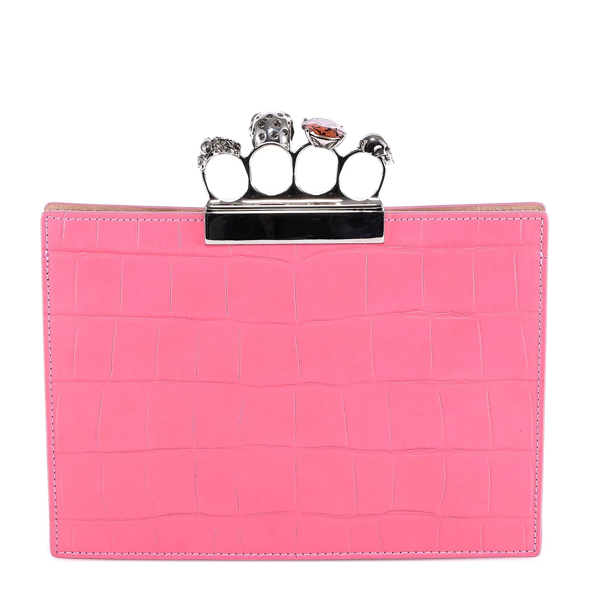 Alexander McQueen Four Ring Clutch Bag