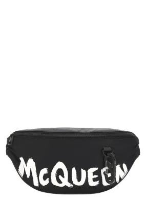 Alexander McQueen Graffiti Logo Belt Bag