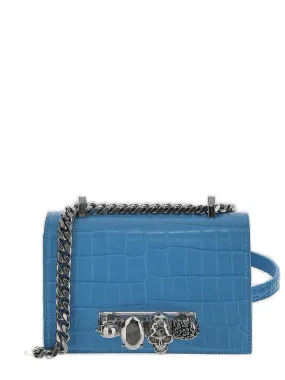 Alexander McQueen Jewelled Skull Plaque Crossbody Bag