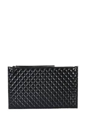 Alexander McQueen Skull Motif Quilted Clutch Bag