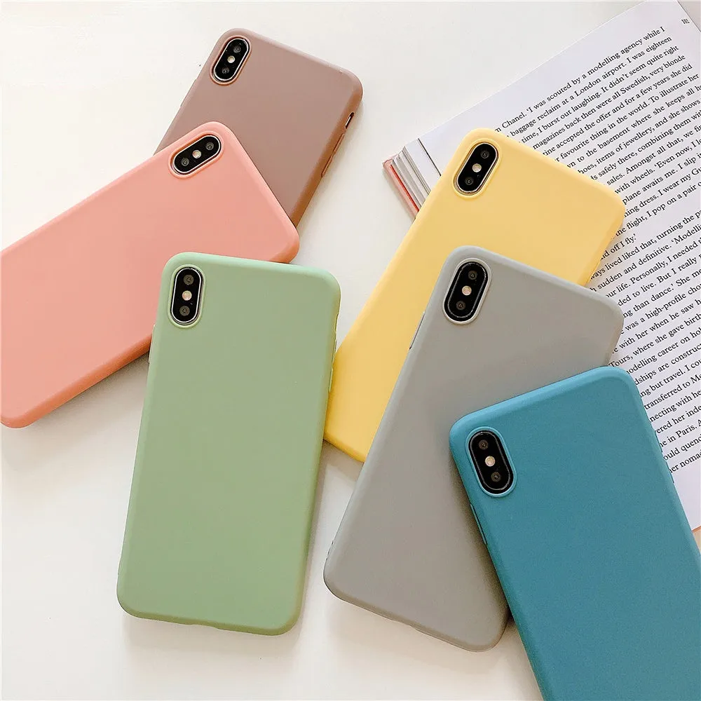 Anymob iPhone Peach Silicone Case Cover Bag Shell