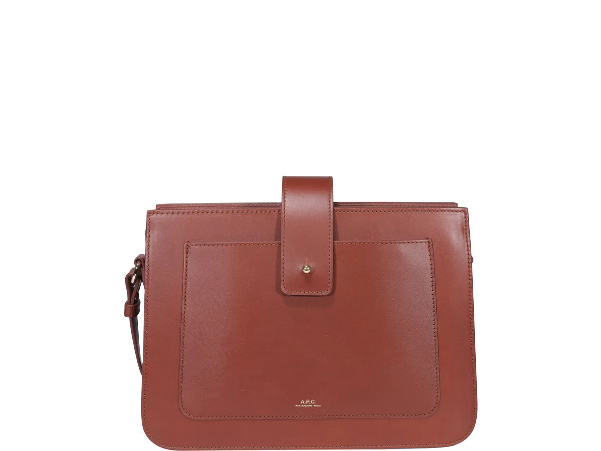 A.P.C. Albane Logo Detailed Crossbody Bag