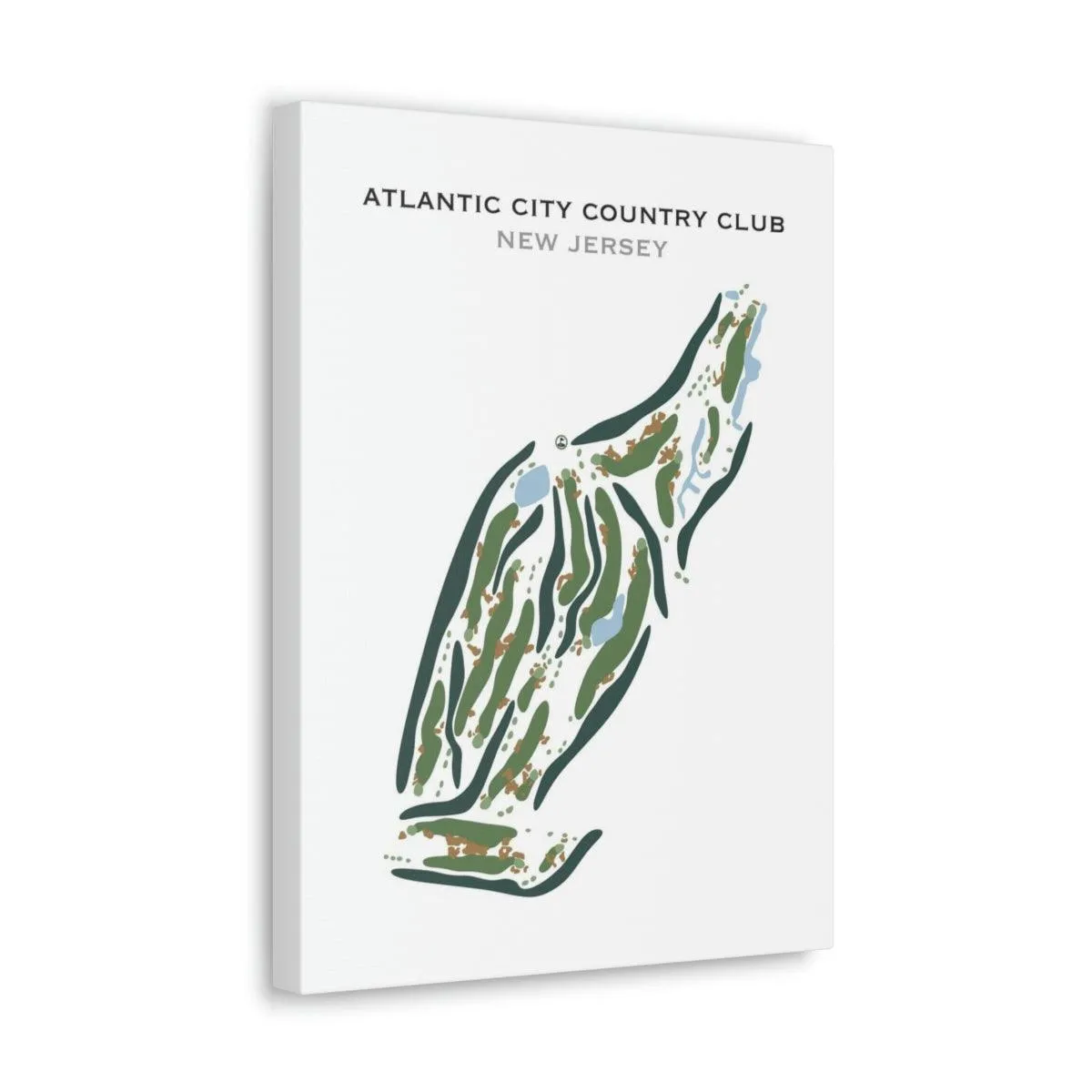 Atlantic City Country Club, New Jersey - Printed Golf Courses