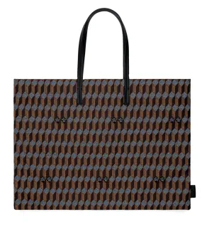 Au Départ Grande Europe Reflective Jacquard Tote Bag