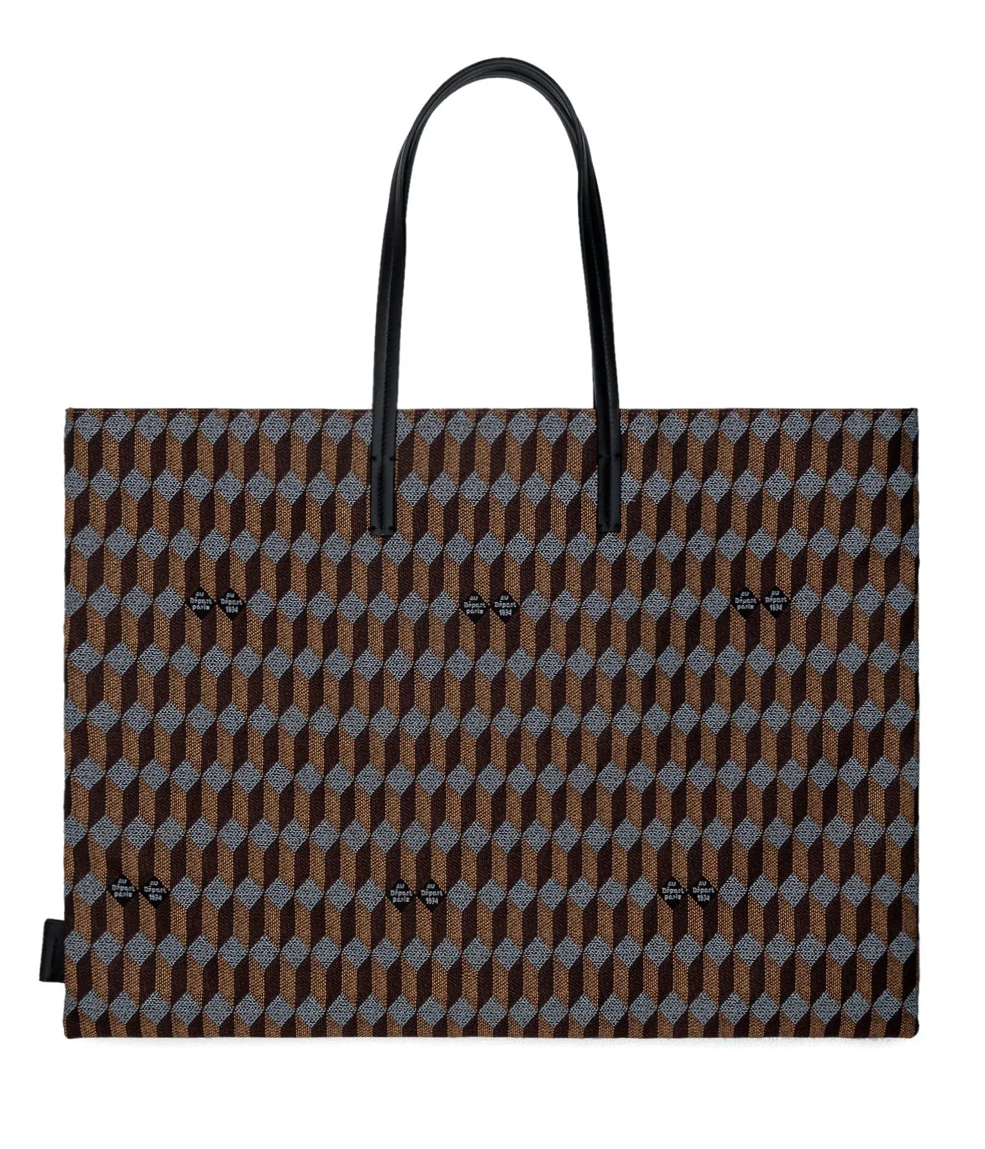 Au Départ Grande Europe Reflective Jacquard Tote Bag