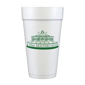 Augusta Trophy Masters Golf - Set of 10 Foam Cups