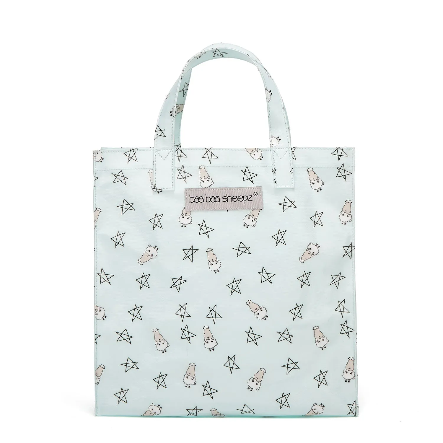 Baa Baa Sheepz Tote Bag Small Star & Sheepz Blue