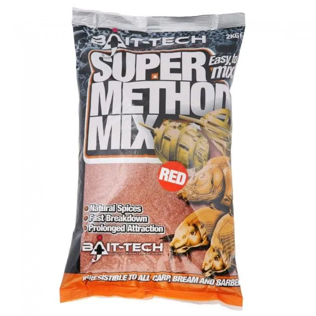 Bait-Tech Super Method Mix Red Groundbait 2kg