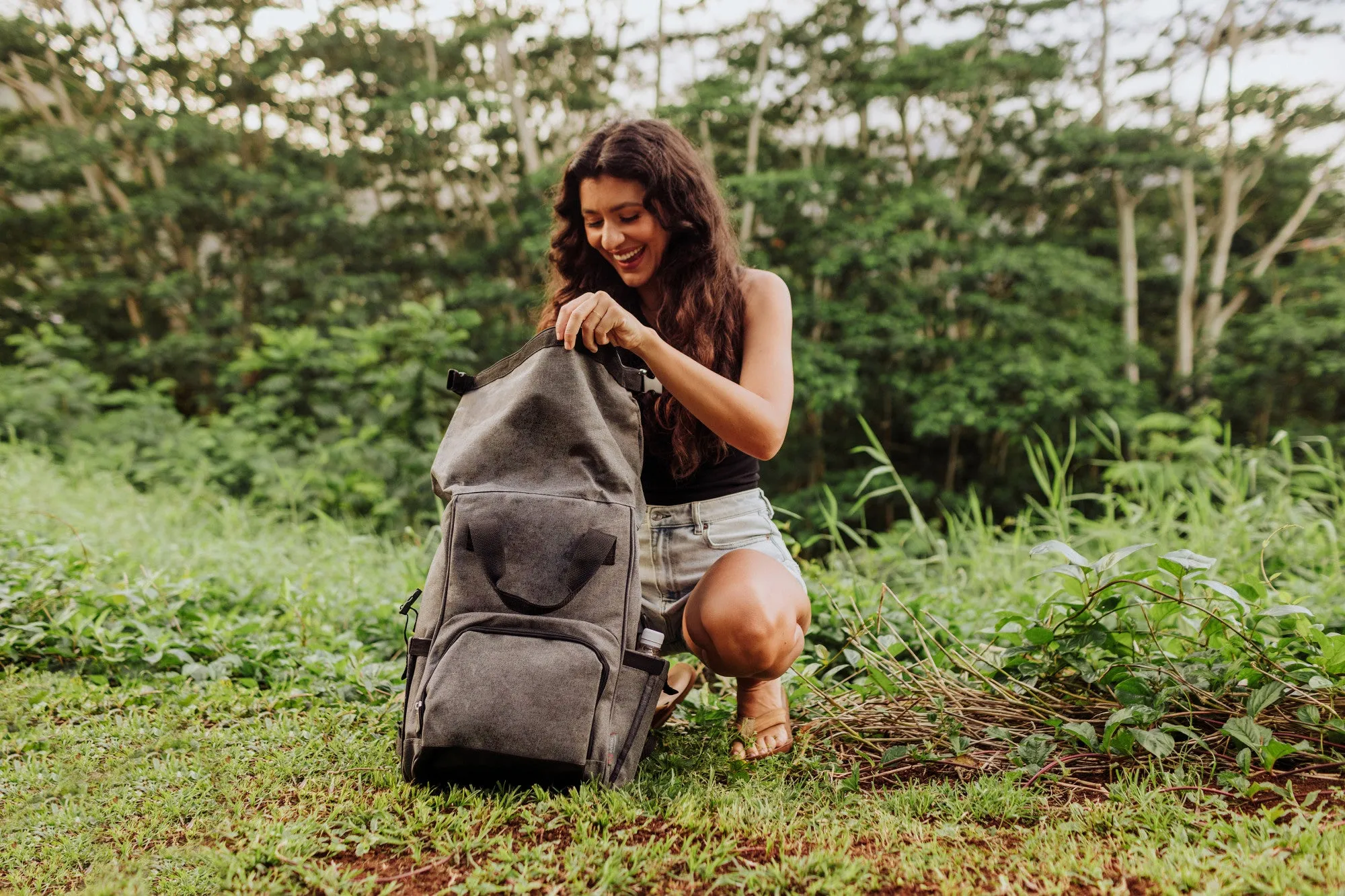 Baylor Bears - On The Go Roll-Top Backpack Cooler