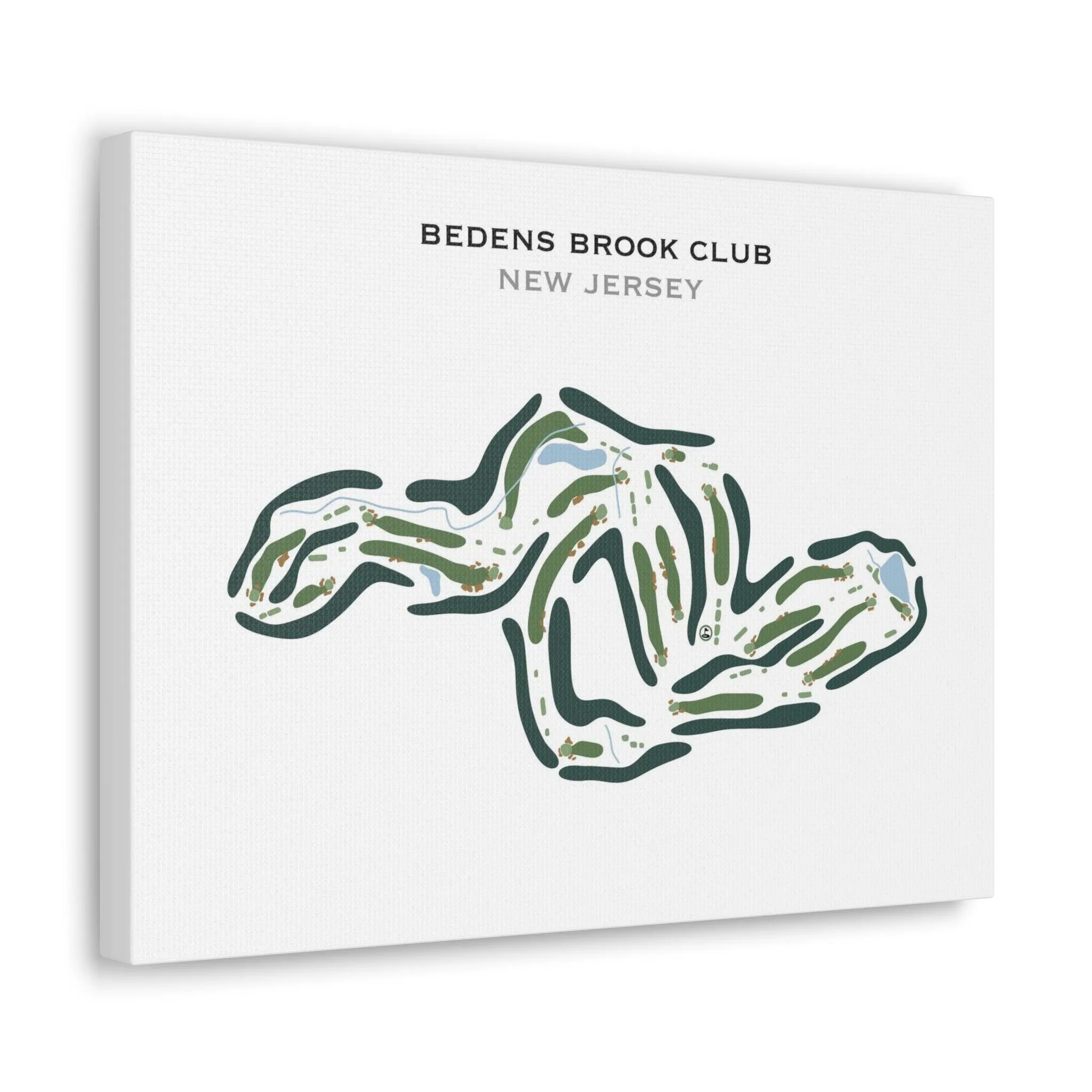 Bedens Brook Club, New Jersey - Printed Golf Course