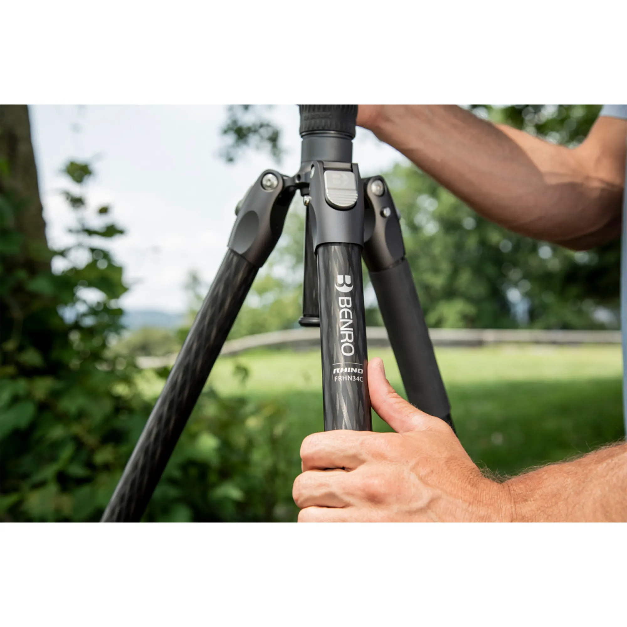 Benro FRHN34C Rhino Carbon Fiber Three Series Tripod/Monopod