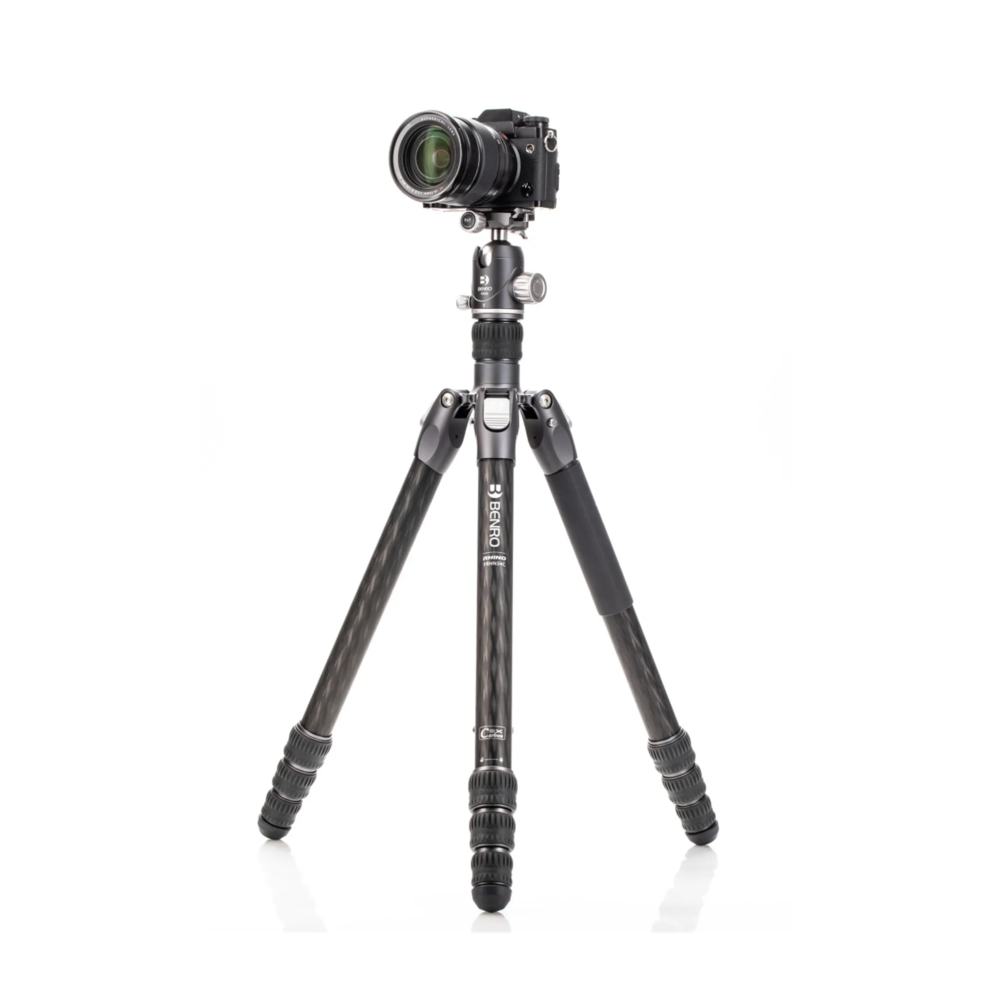 Benro FRHN34C Rhino Carbon Fiber Three Series Tripod/Monopod