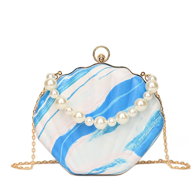 BerriesJam - 2024 Small Pearl Handheld Shell Bag