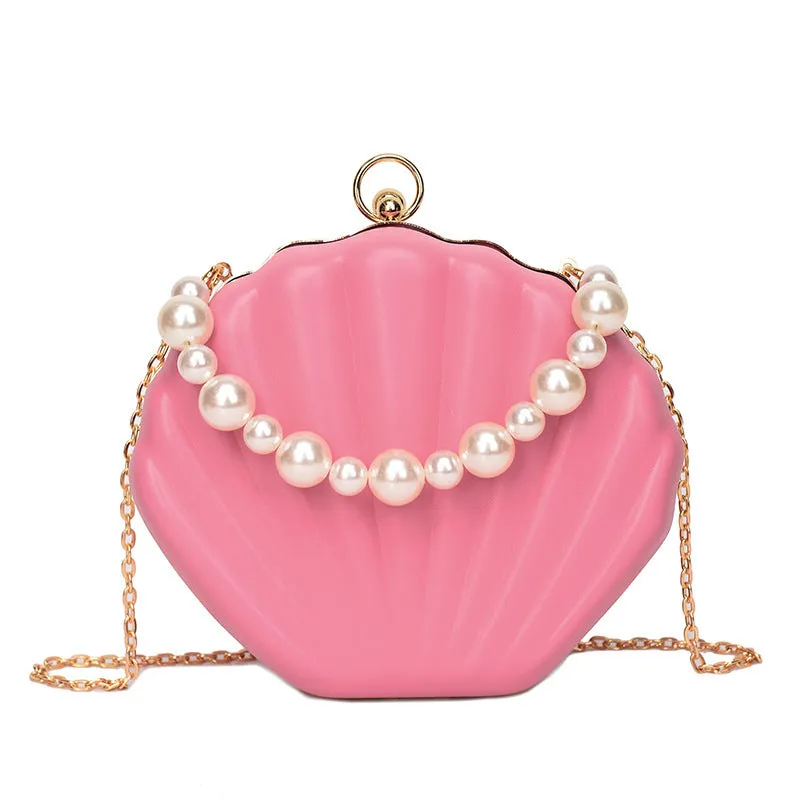 BerriesJam - 2024 Small Pearl Handheld Shell Bag