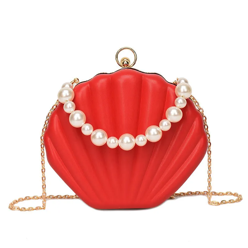 BerriesJam - 2024 Small Pearl Handheld Shell Bag