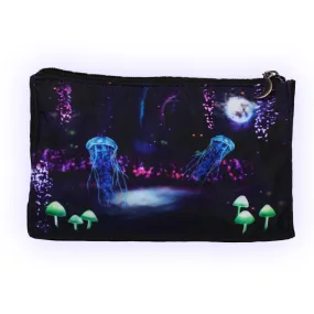 Black Moon Jellyfish Makeup Bag