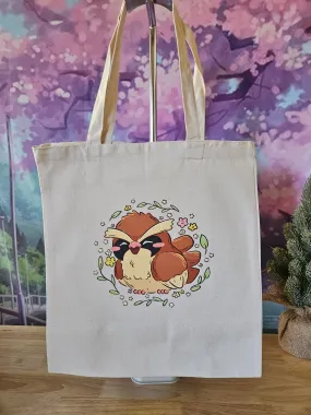 Blushing Birb Tote Bag