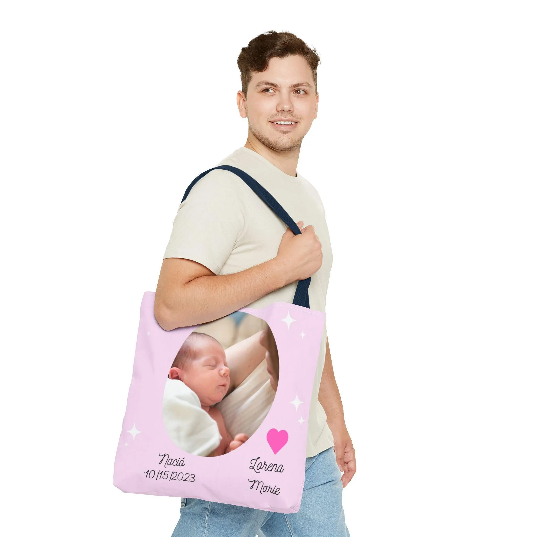 Bolso Foto de Bebé/Bolso Personalizado/Bolso Cargar Artículos de Bebé/Bolso para Regalo