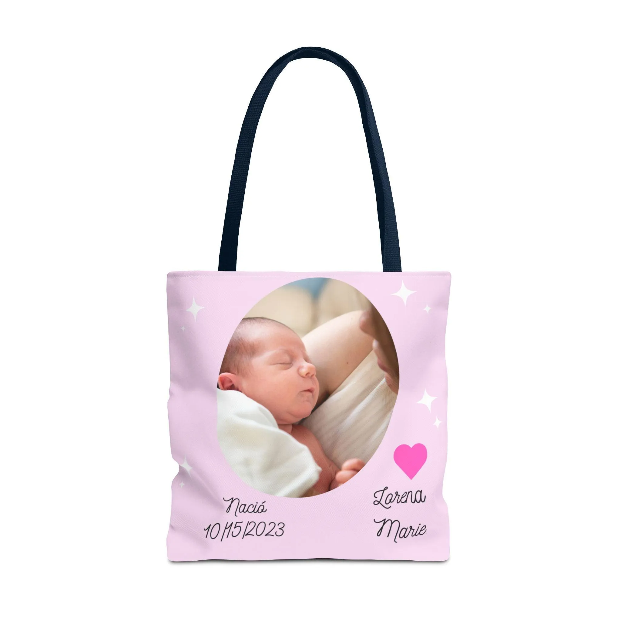 Bolso Foto de Bebé/Bolso Personalizado/Bolso Cargar Artículos de Bebé/Bolso para Regalo