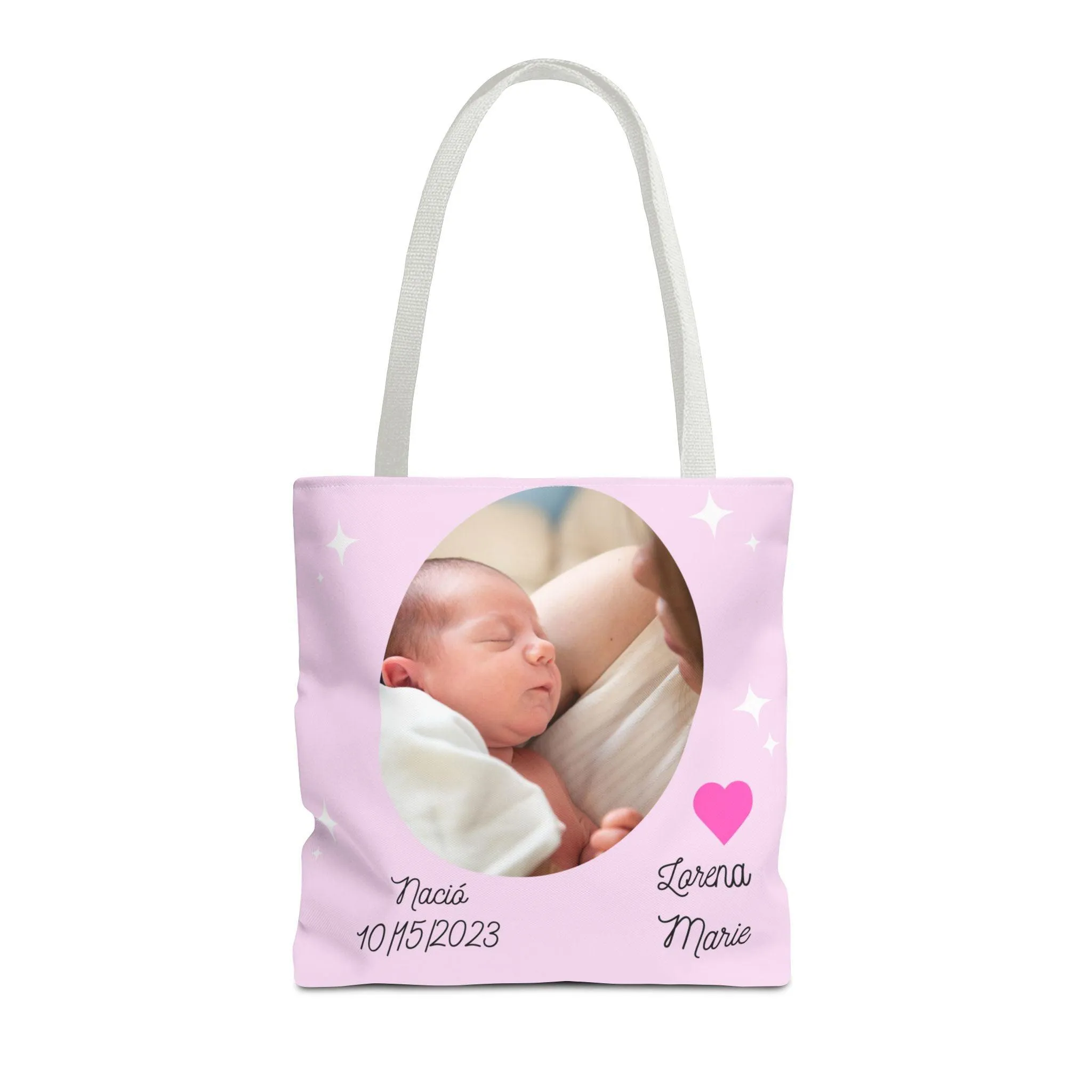 Bolso Foto de Bebé/Bolso Personalizado/Bolso Cargar Artículos de Bebé/Bolso para Regalo