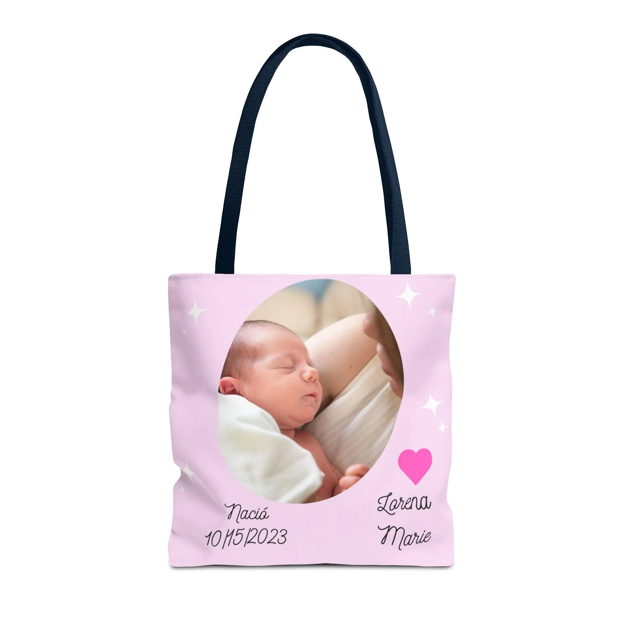 Bolso Foto de Bebé/Bolso Personalizado/Bolso Cargar Artículos de Bebé/Bolso para Regalo