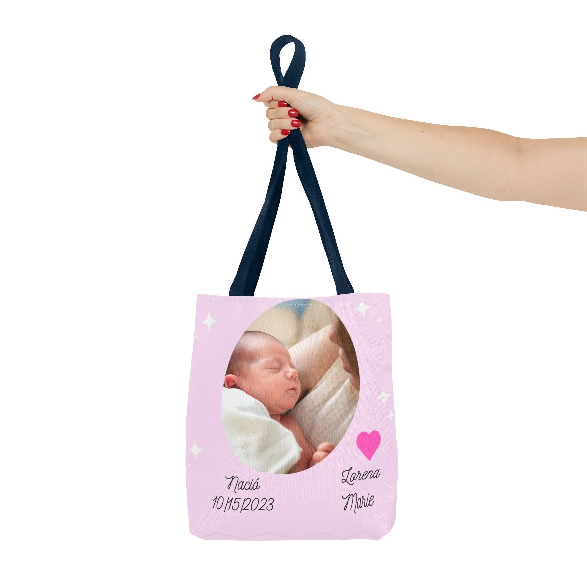 Bolso Foto de Bebé/Bolso Personalizado/Bolso Cargar Artículos de Bebé/Bolso para Regalo