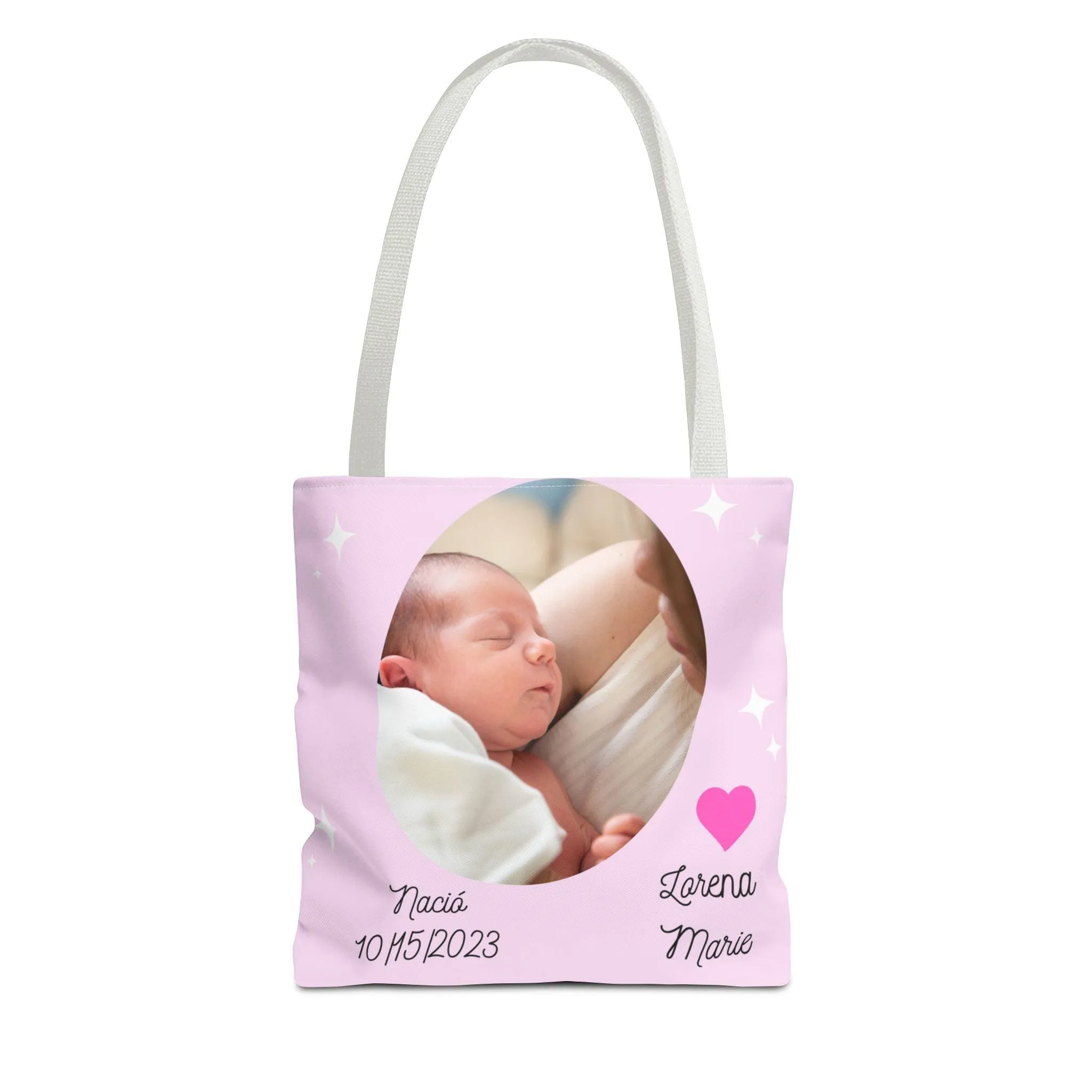 Bolso Foto de Bebé/Bolso Personalizado/Bolso Cargar Artículos de Bebé/Bolso para Regalo