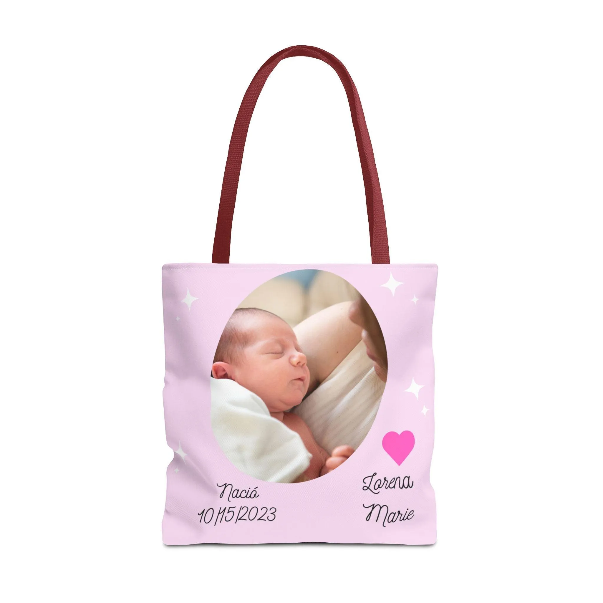 Bolso Foto de Bebé/Bolso Personalizado/Bolso Cargar Artículos de Bebé/Bolso para Regalo