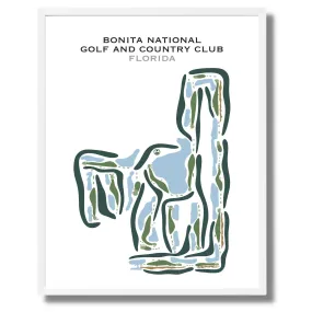 Bonita National Golf & Country Club, Florida - Printed Golf Courses