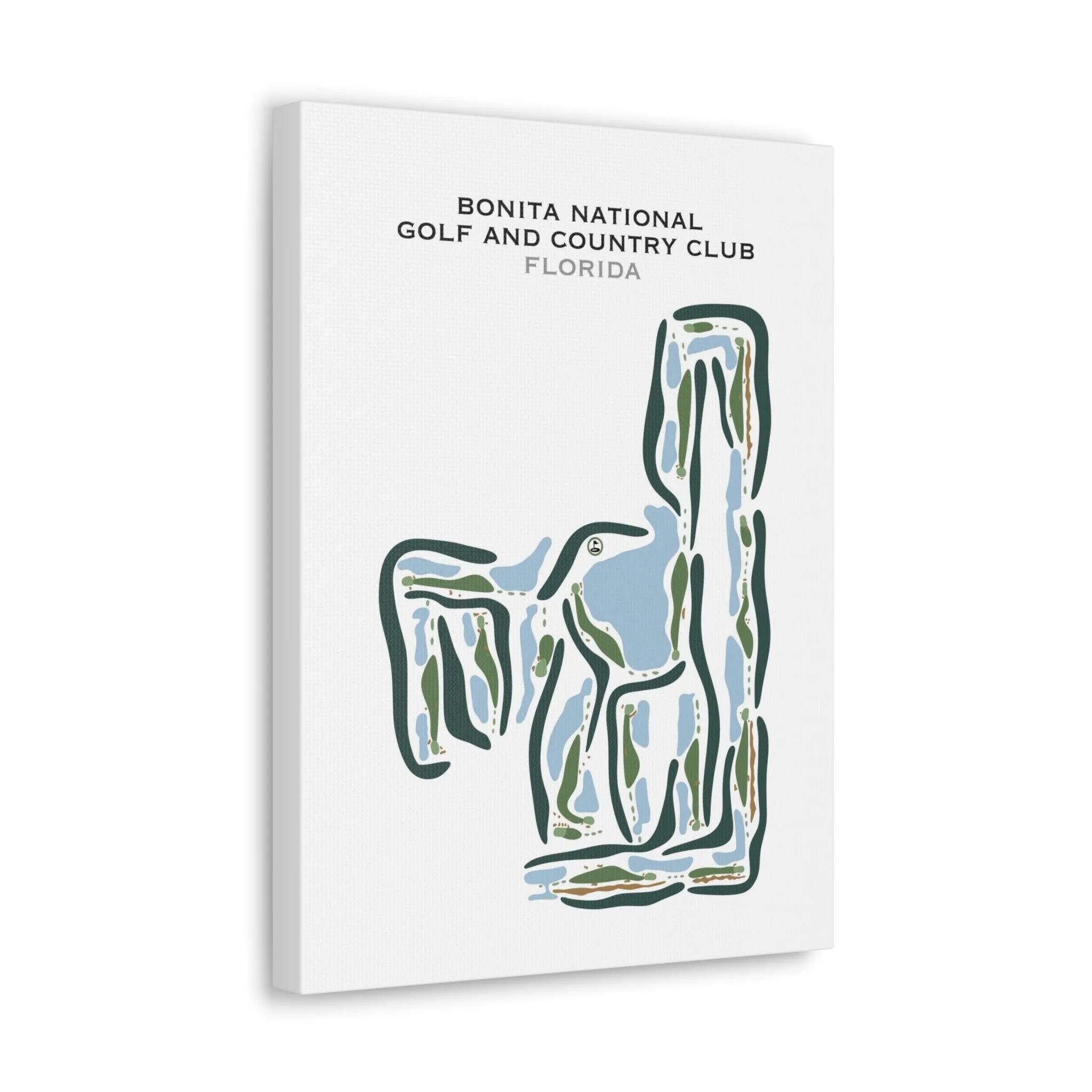 Bonita National Golf & Country Club, Florida - Printed Golf Courses