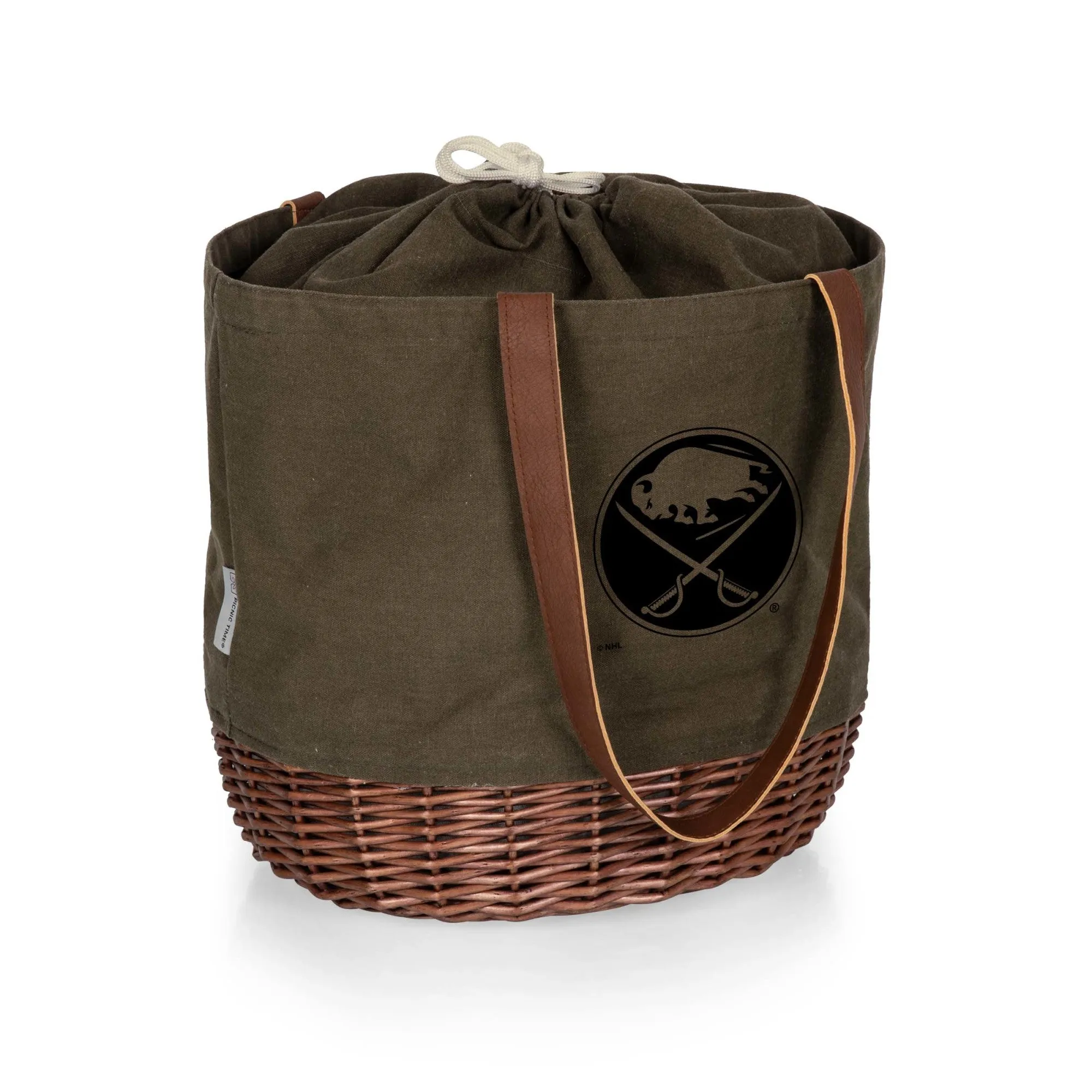 Buffalo Sabres - Coronado Canvas and Willow Basket Tote