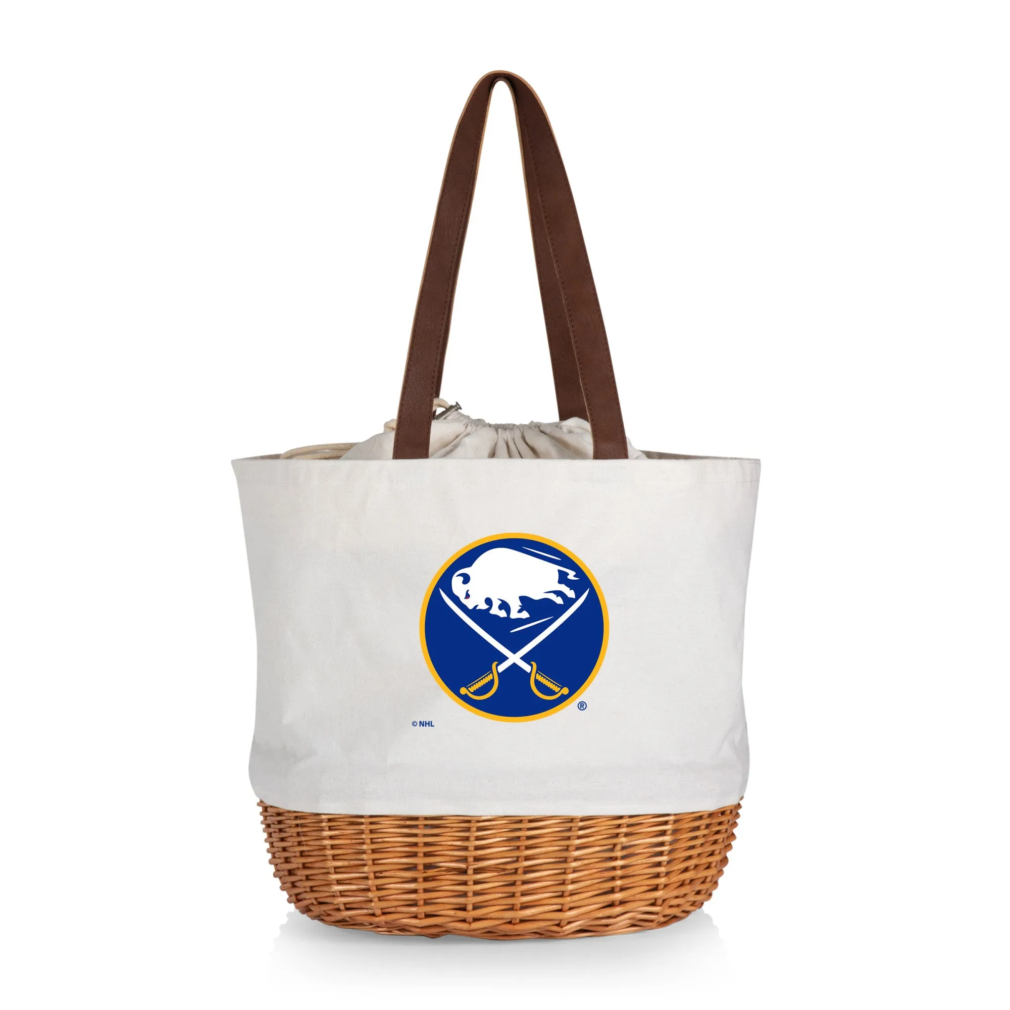 Buffalo Sabres - Coronado Canvas and Willow Basket Tote