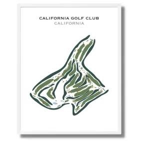 California Golf Club, California - Printed Golf Course