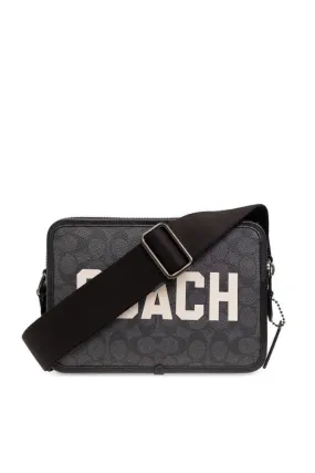 Coach Charter 24 Logo Printed Messenger Bag