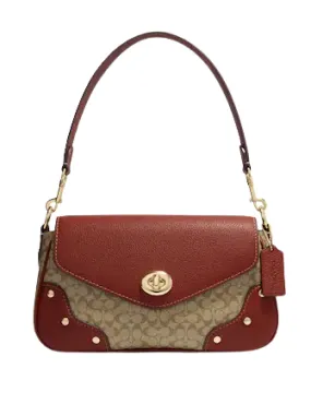 Coach Millie Shoulder Bag In Colorblock Signature Canvas