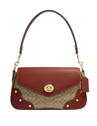 Coach Millie Shoulder Bag In Colorblock Signature Canvas