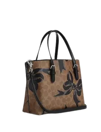 Coach Mollie Tote Bag 25 In Signature Canvas With Bow Print