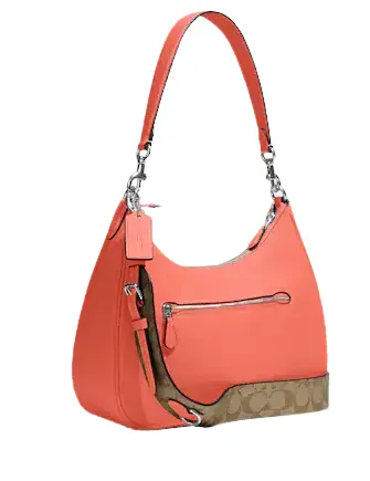 Coach Teri Hobo With Signature Canvas