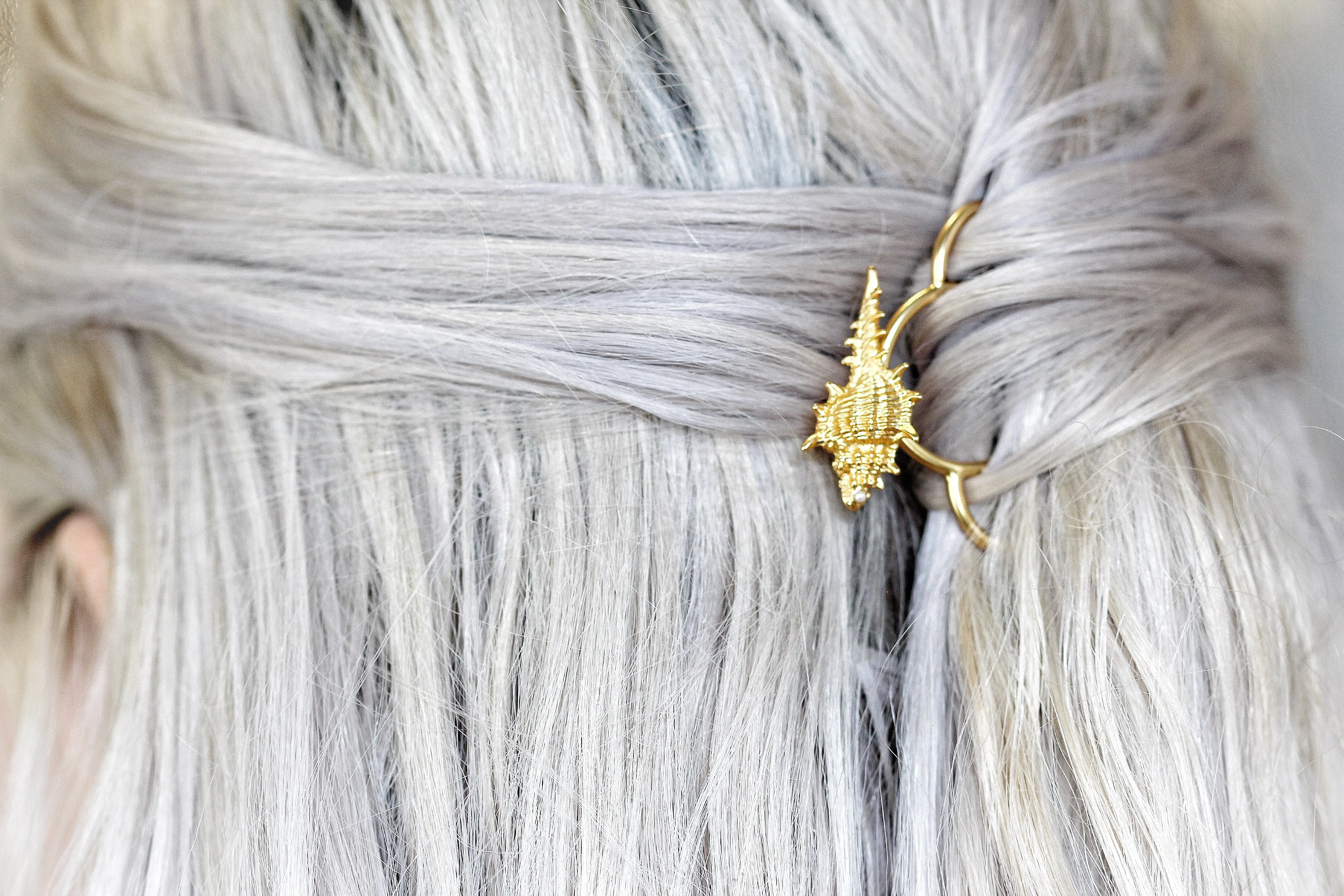 Conch Seashell Hair Pin